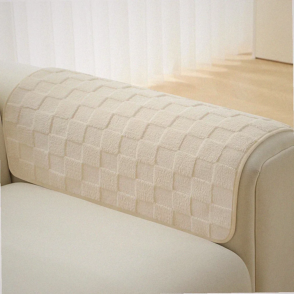 Foxdecor Couch Arm Covers for Sofa, Arm Chair Covers Set of 2, NonSlip Chair...